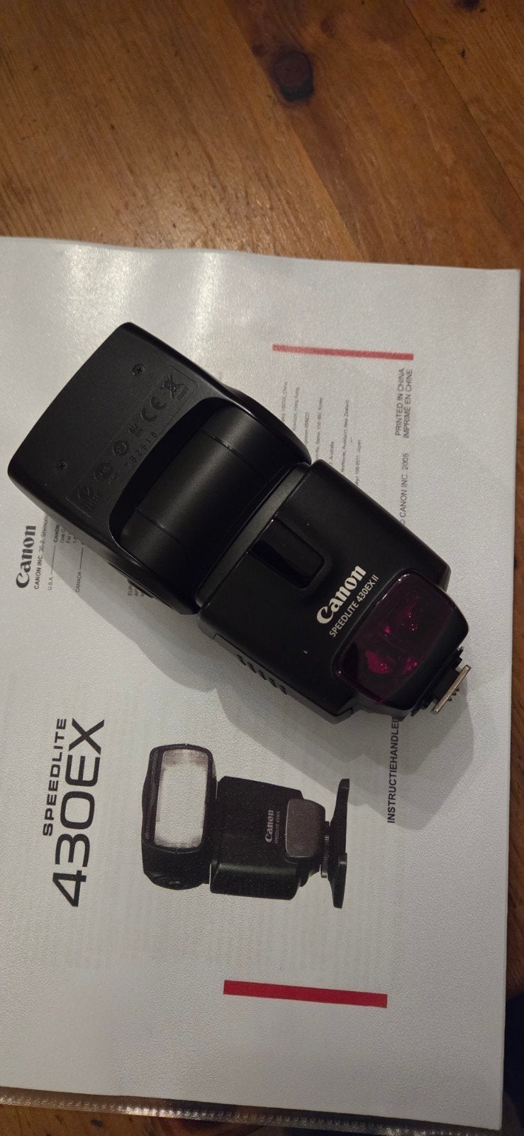 Canon Speedlite 430EX II Externe Flitser, Canon, Canon, Externe flitser, Kantelbaar