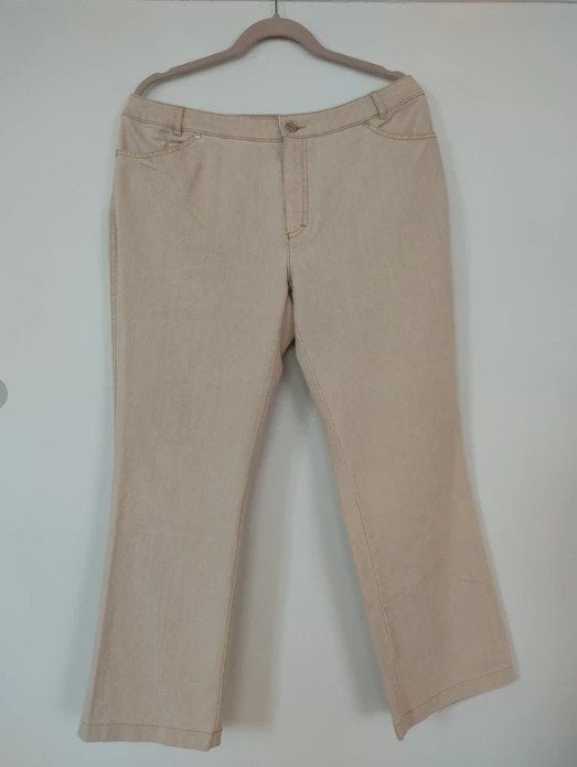 Prachtige zandkleurige Rosner zomerbroek 44, Kleding | Dames, Bruin, Maat 42/44 (L), Nieuw, Ophalen of Verzenden