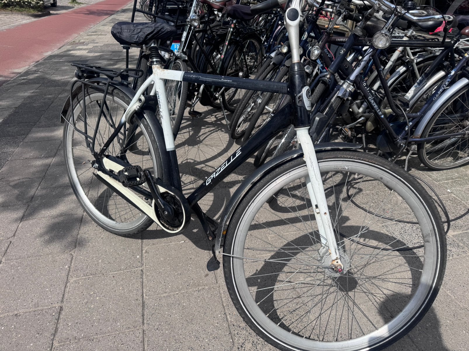 Gazelle herenfiets met terugtraprem, Fietsen en Brommers, Fietsen | Heren | Herenfietsen, Ophalen, Gebruikt, Terugtraprem, Gazelle