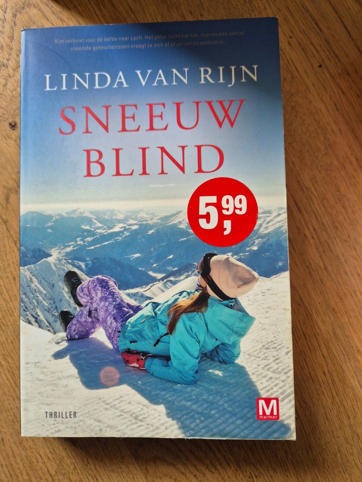Sneeuwblind - Linda van Rijn (Thriller), Boeken, Ophalen, Zo goed als nieuw, Linda van Rijn, Nederland