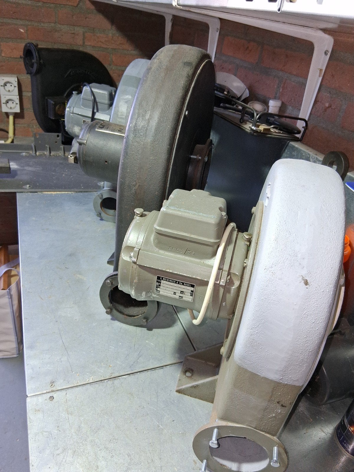 windmotor orgel ventilator, Ophalen, Gebruikt, 1 klavier, Harmonium