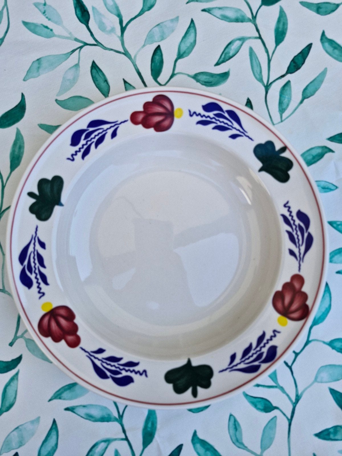 Set van 4 Royal Norfolk Boeren soepborden/diepe borden 23 cm, Ophalen of Verzenden