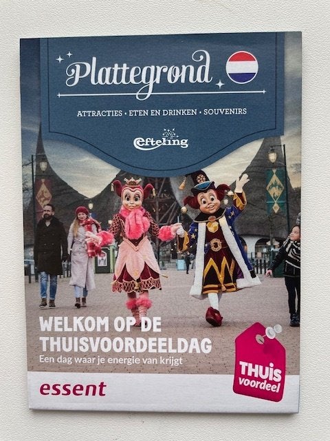 Efteling Pattegrond 2022 2023 Essent dag, Verzamelen, Efteling, Ophalen of Verzenden, Nieuw, Gebruiksvoorwerp