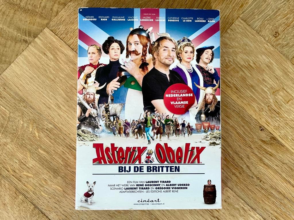 Asterix & Obelix bij de Britten (2012) op DVD (nette staat), Avontuur, Ophalen of Verzenden, Zo goed als nieuw, Vanaf 6 jaar