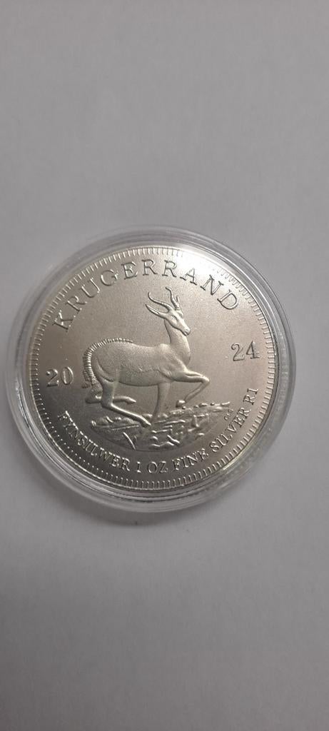 Krugerrand 1oz 2024 Zilveren Munt, Ophalen of Verzenden