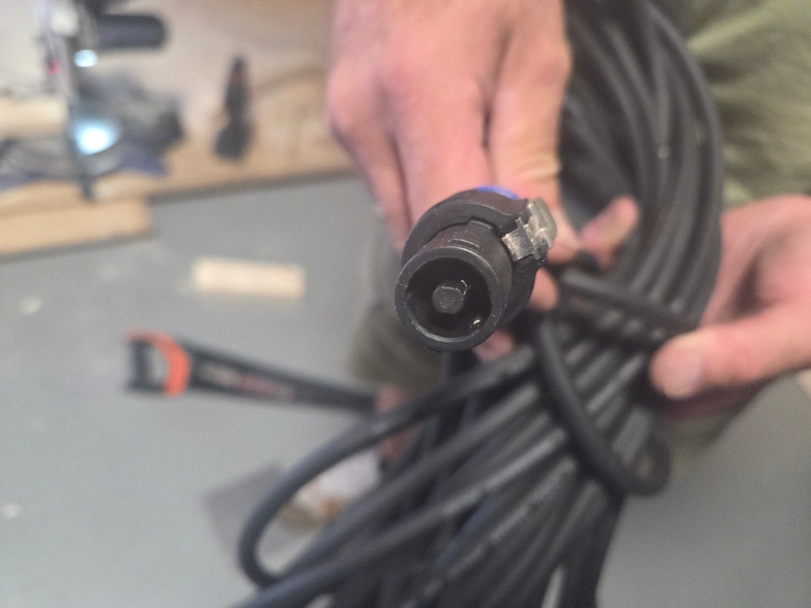 Professionele luidsprekerkabel 2x2.5mm² OFC, Ophalen of Verzenden, Gebruikt, 10 meter of meer, Luidsprekerkabel
