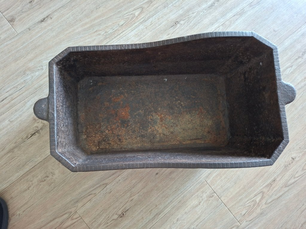 ANTIEKE KOLEN/HOUTBAK VAN GIETIJZER, Ophalen, Overige materialen, Overige typen