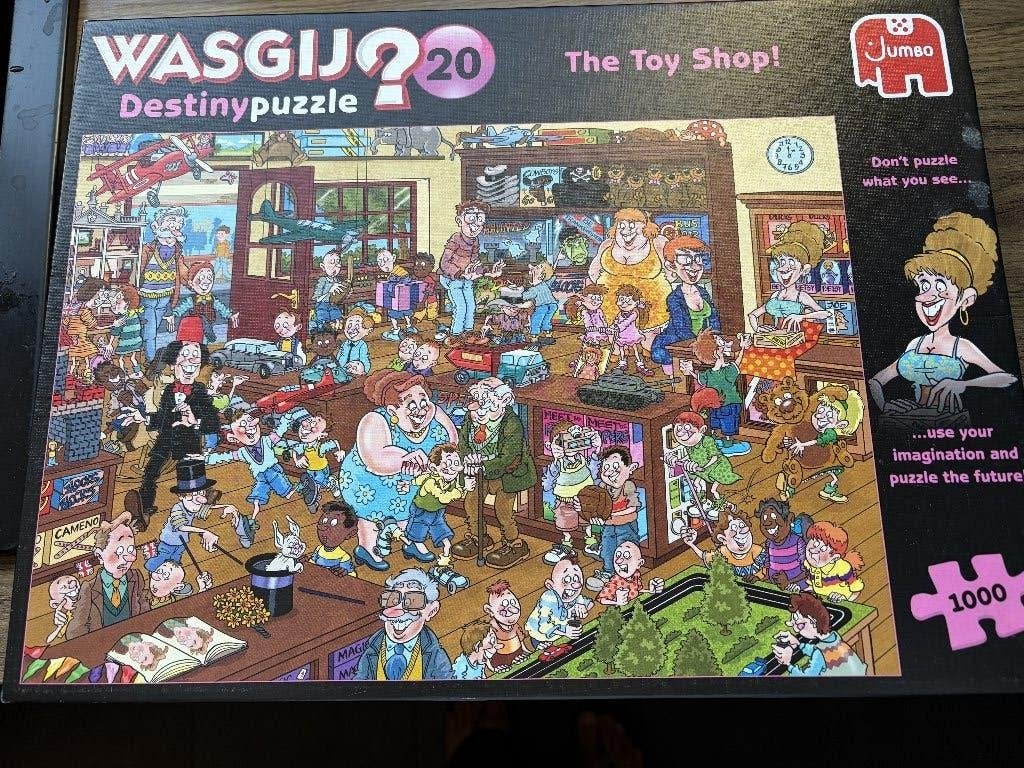 Wasgij puzzels 1000 stukjes, Ophalen of Verzenden, 500 t/m 1500 stukjes, Zo goed als nieuw, Legpuzzel