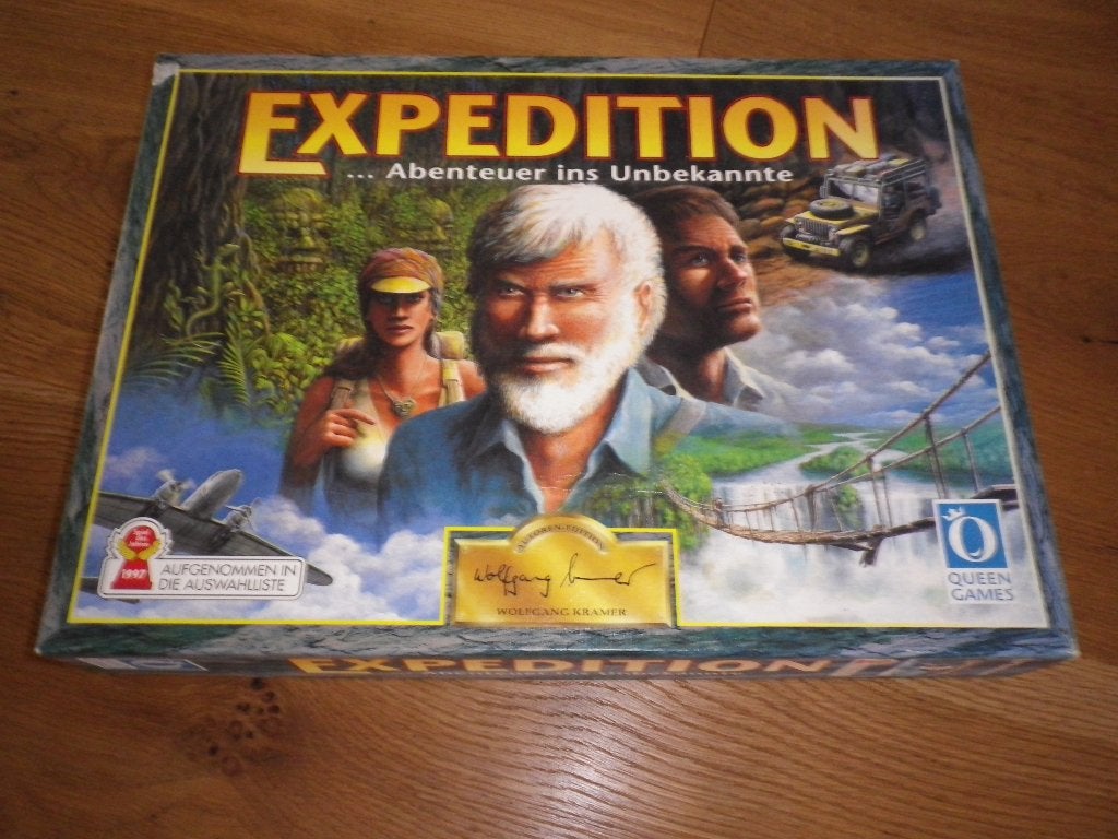 Expedition van Queen games, Hobby en Vrije tijd, Gezelschapsspellen | Bordspellen, Ophalen, Zo goed als nieuw, Queen Games