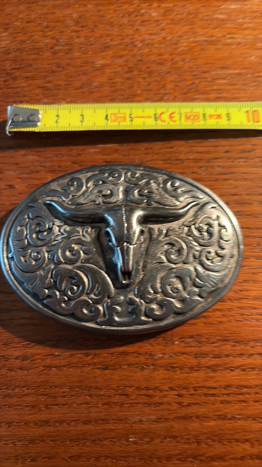 Sendra Buckle riemgesp longhorn incl verzenden, Losse buckle of gesp, Overige kleuren, Verzenden, Minder dan 95 cm