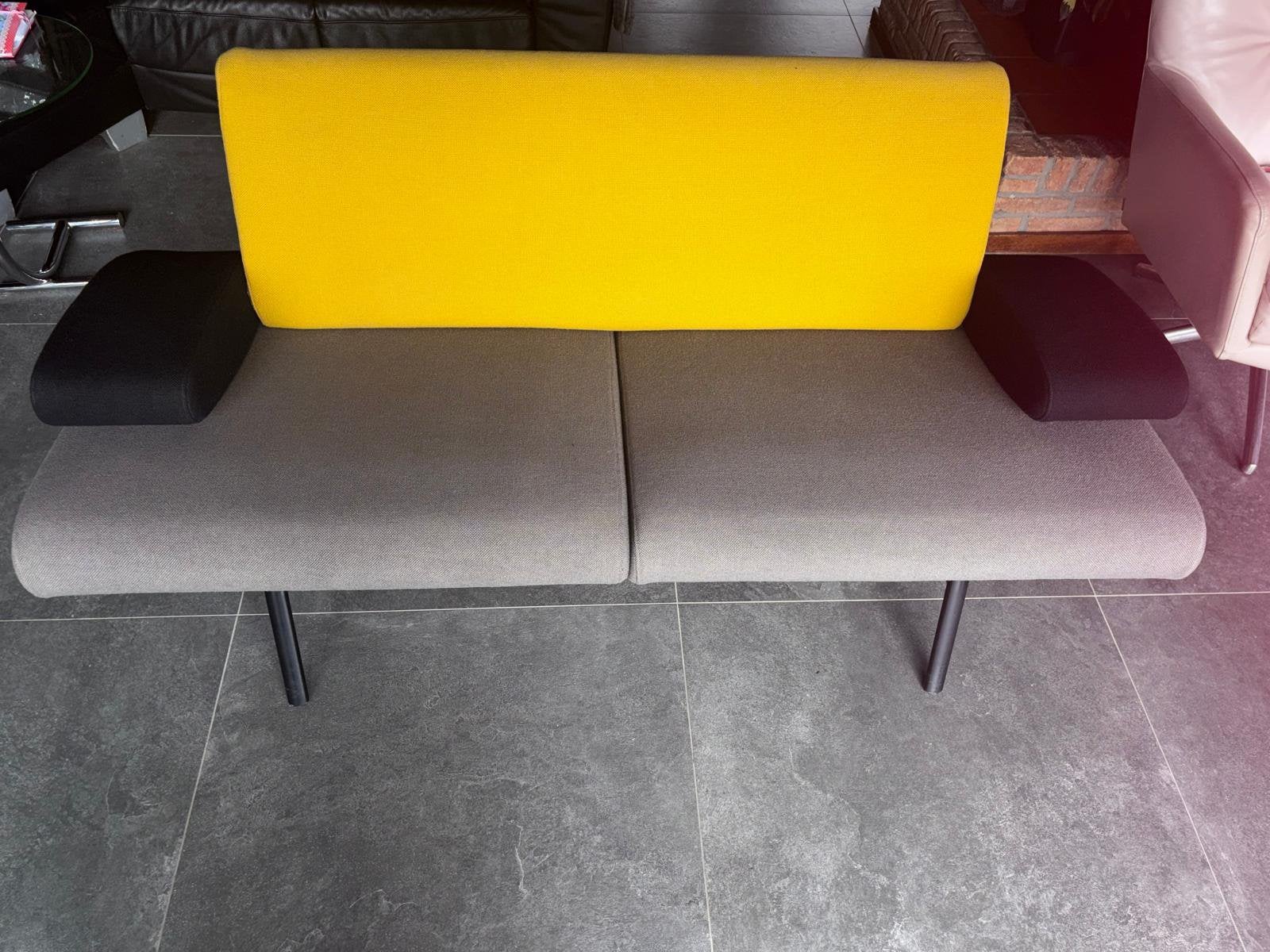Harvink armslag 2 zitsbank, Ophalen, Tweepersoons, 75 tot 100 cm, Zo goed als nieuw