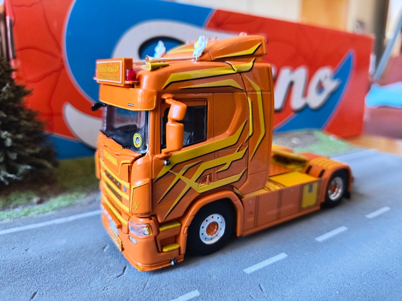 Wsi Scania Aurenico, Ophalen of Verzenden, Zo goed als nieuw, Bus of Vrachtwagen, Wsi