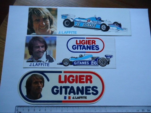 sticker oud Formule 1 TALBOT LAFFITE Gitanes Ligier f1 f-1, Verzamelen, Ophalen of Verzenden, Zo goed als nieuw, Bedrijf of Vereniging