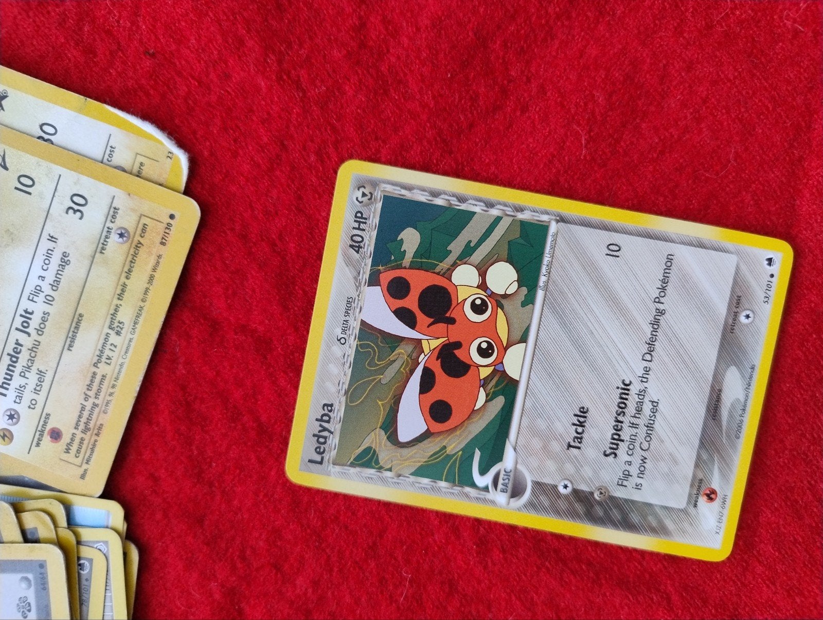 Ledyba Pokémon Kaart (53/201), Ophalen of Verzenden, Zo goed als nieuw, Losse kaart