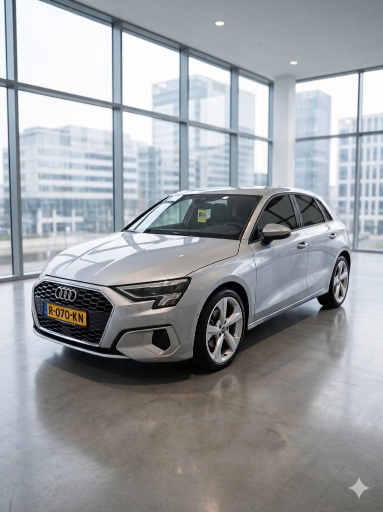 Audi A3 30 Tfsi 110pk S-tronic 2021 Grijs, Stof, Zwart, 19 km/l, 3 cilinders