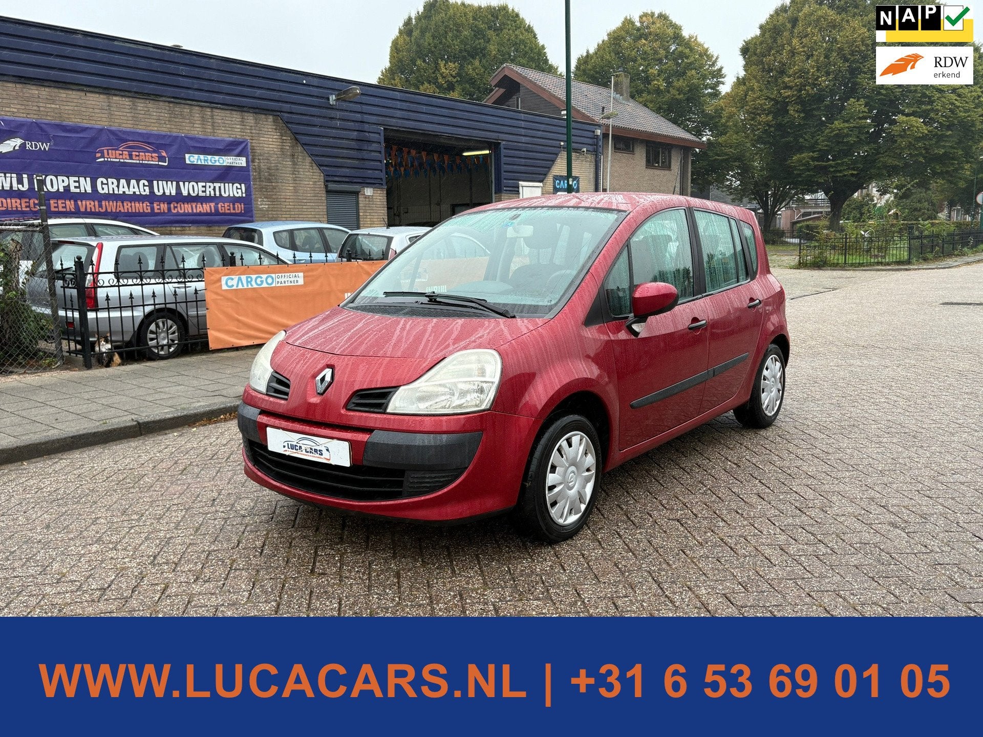 Renault Grand Modus 1.6-16V Expression AUTOMAAT + AIRCO!, Gebruikt, 4 cilinders, 1210 kg, Origineel Nederlands
