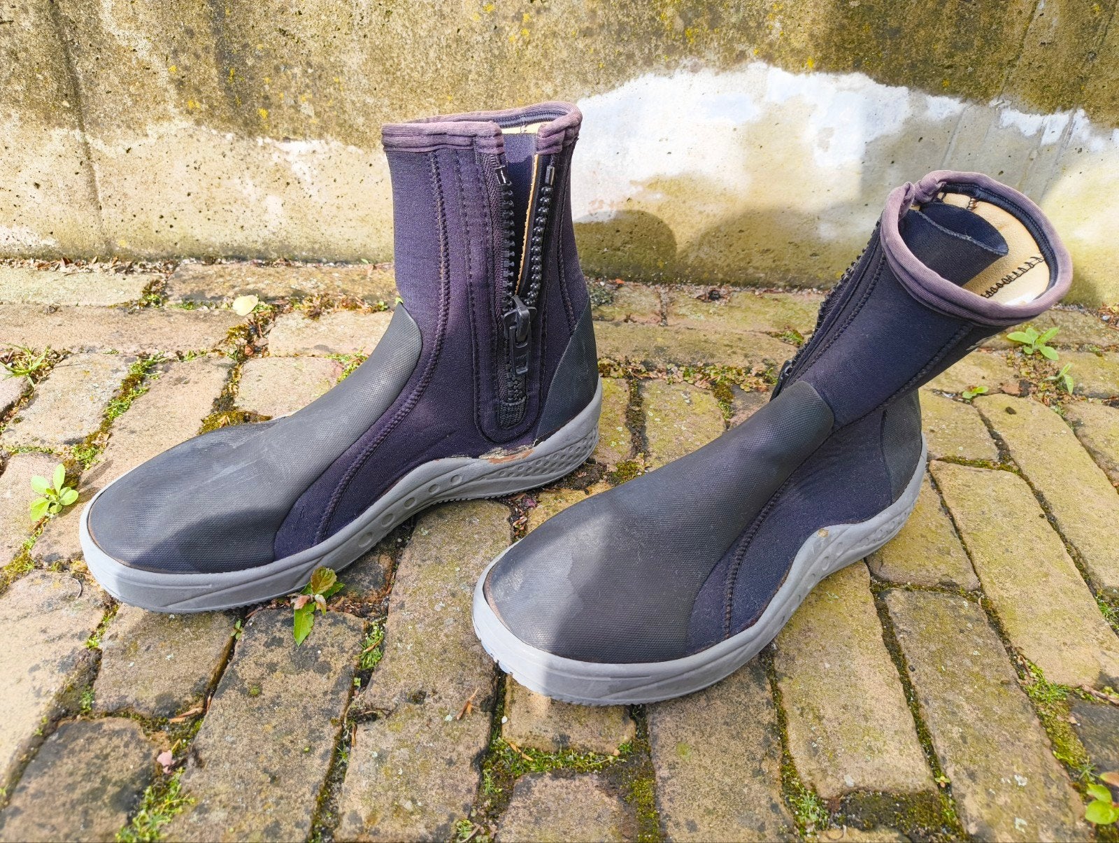 Duik schoenen maat XL (oud), Ophalen, Gebruikt, Zwem- of Duikvliezen