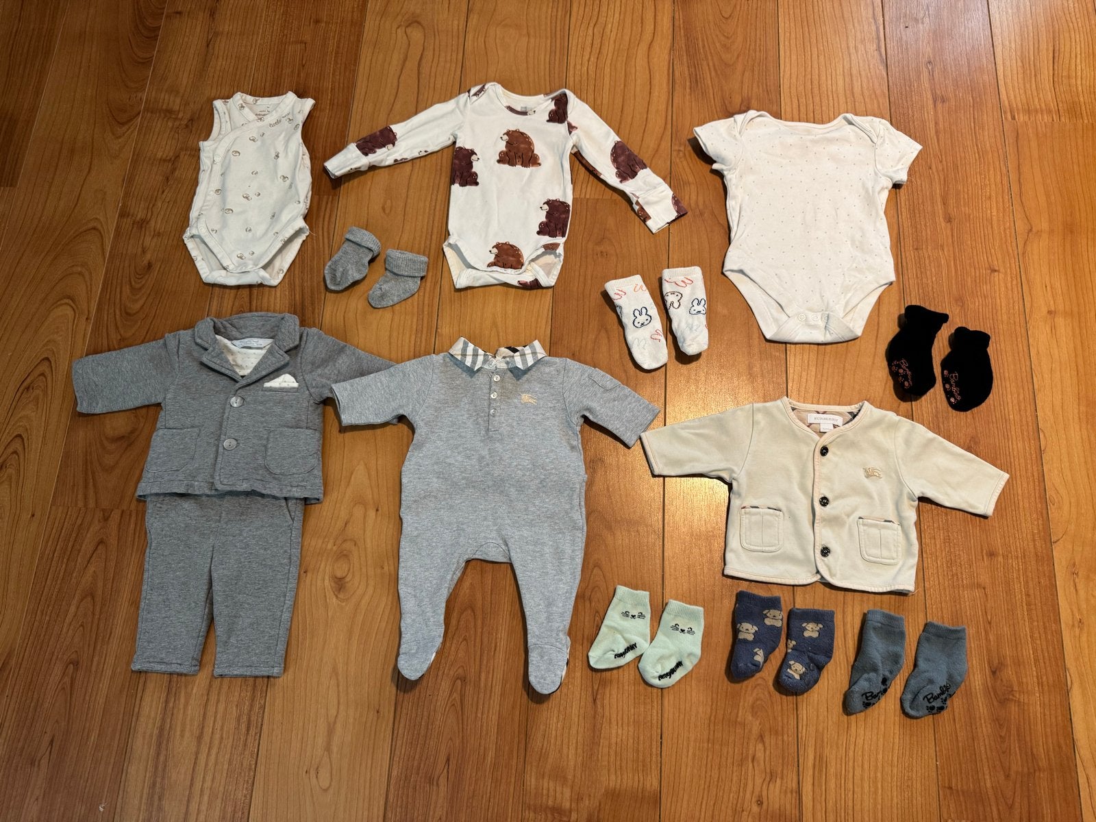 Babykleding pakket maat 50 - Burberry, Mayoral en meer, Kinderen en Baby's, Ophalen of Verzenden, Zo goed als nieuw, Jongetje