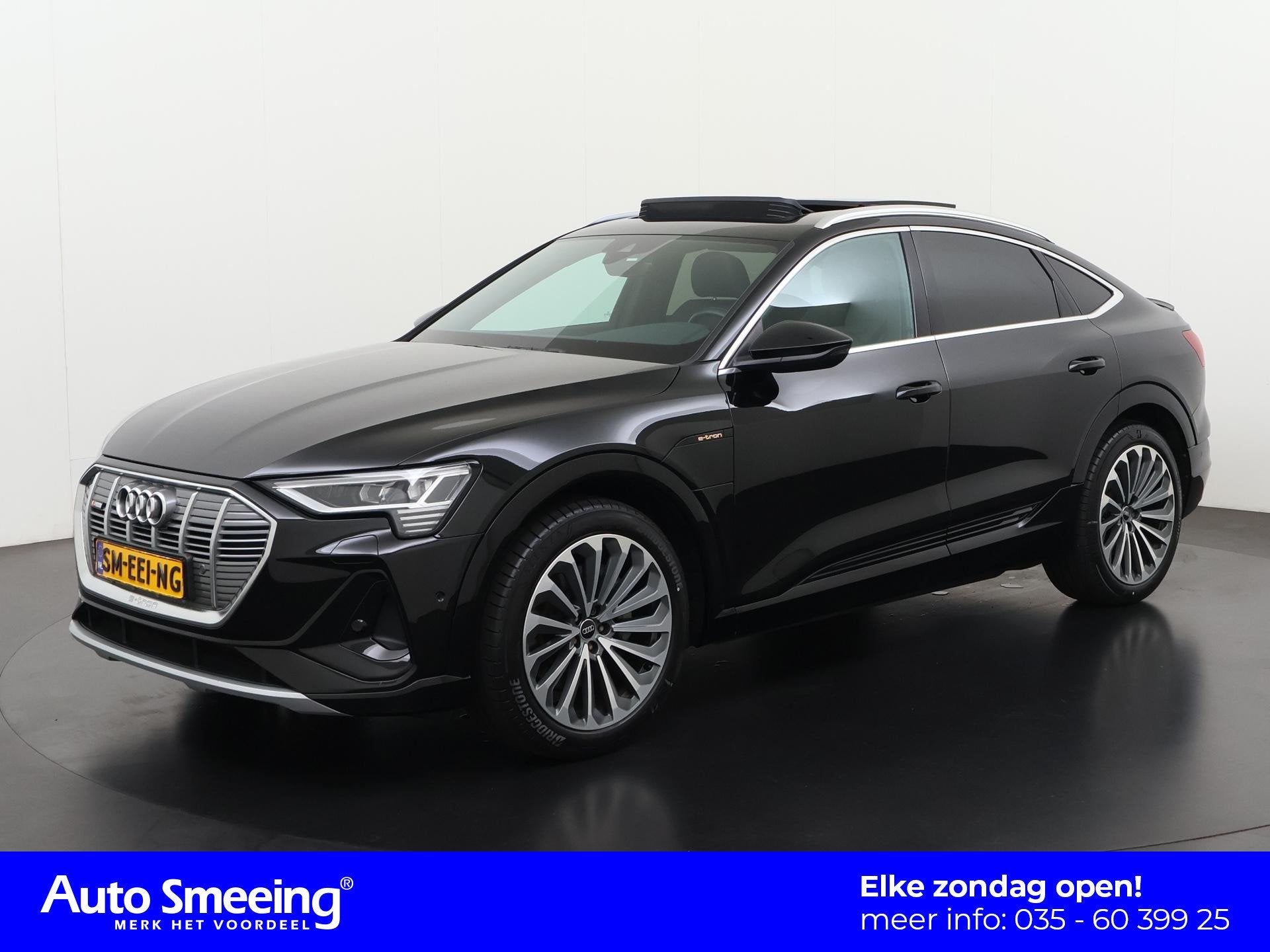 Audi e-tron 55 quattro S edition 95 kWh | SOH 96% | Panorama, Auto's, Automaat, 12 maanden, 95 kWh, Leder en Stof