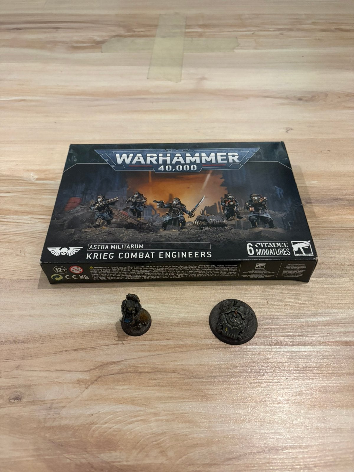 Warhammer 40k astra militarum krieg combat engineers, Hobby en Vrije tijd, Figuurtje(s), Ophalen of Verzenden, Geverfd, Warhammer 40000