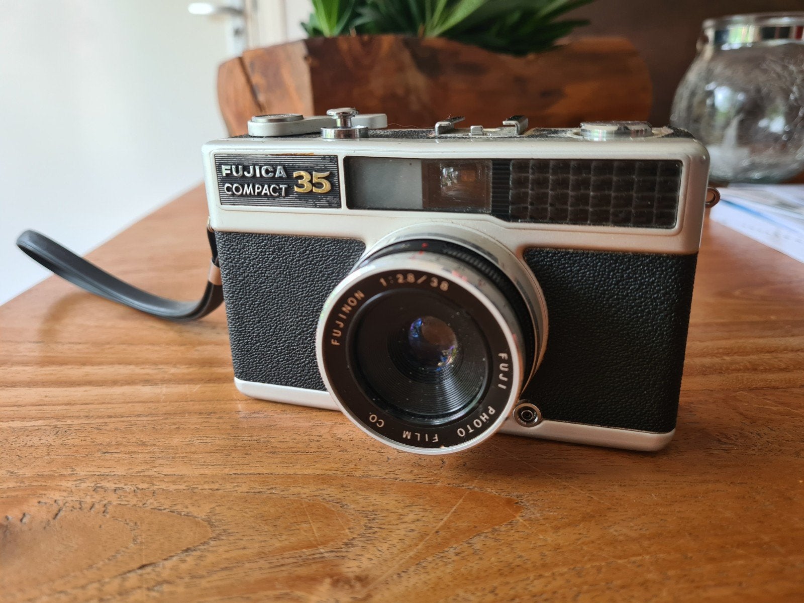 Fujica Compact 35 analoge camera - Vintage Fuji filmcamera, Ophalen of Verzenden, Gebruikt, Compact, Fuji