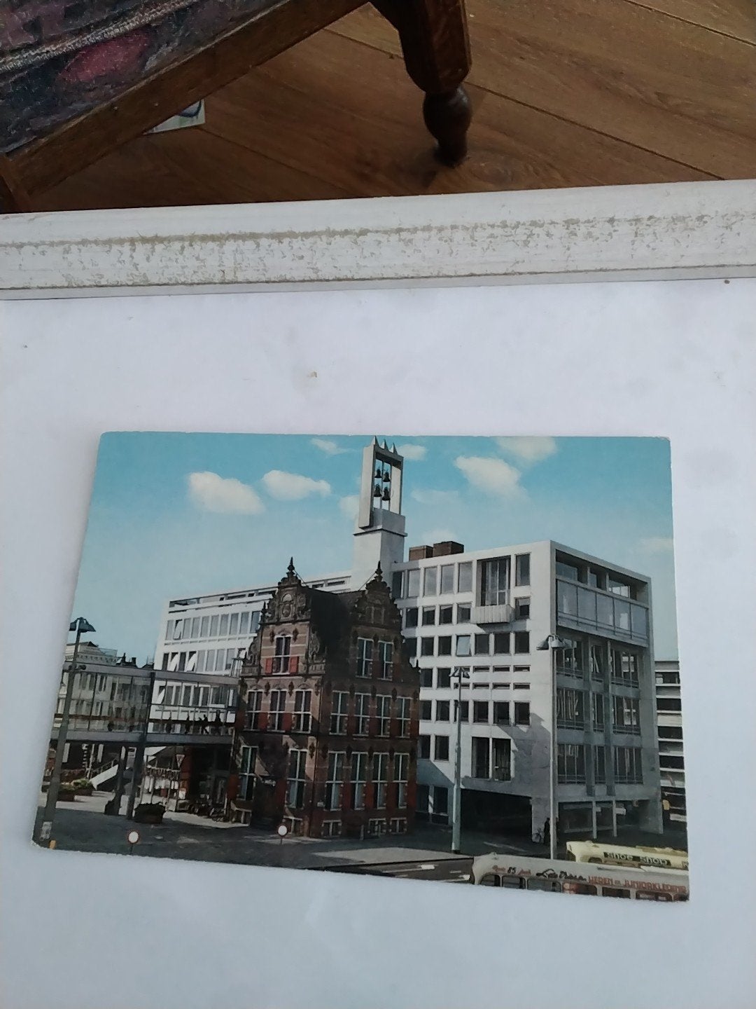 kaart Groningen - Goudkantoor met Stadhuis, Ophalen of Verzenden