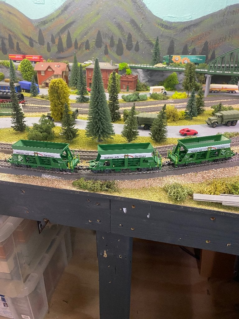 Marklin   3 Makies wagons, Wisselstroom, Wagon, Ophalen of Verzenden, Zo goed als nieuw