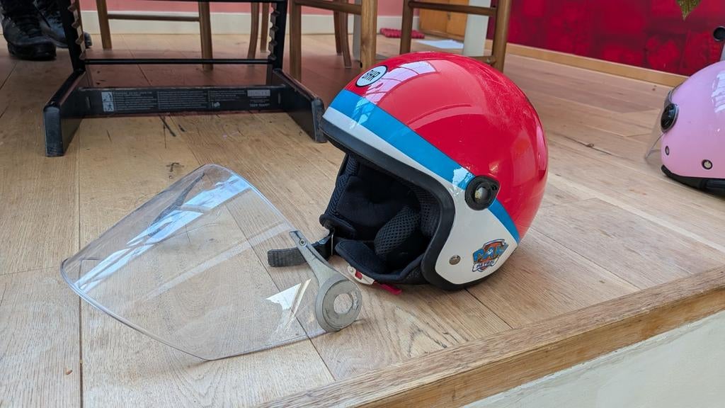 Special edition BHR paw patrol motor/scooter helm YS, Motoren, Overige merken, XS, Kinderen, Ophalen of Verzenden