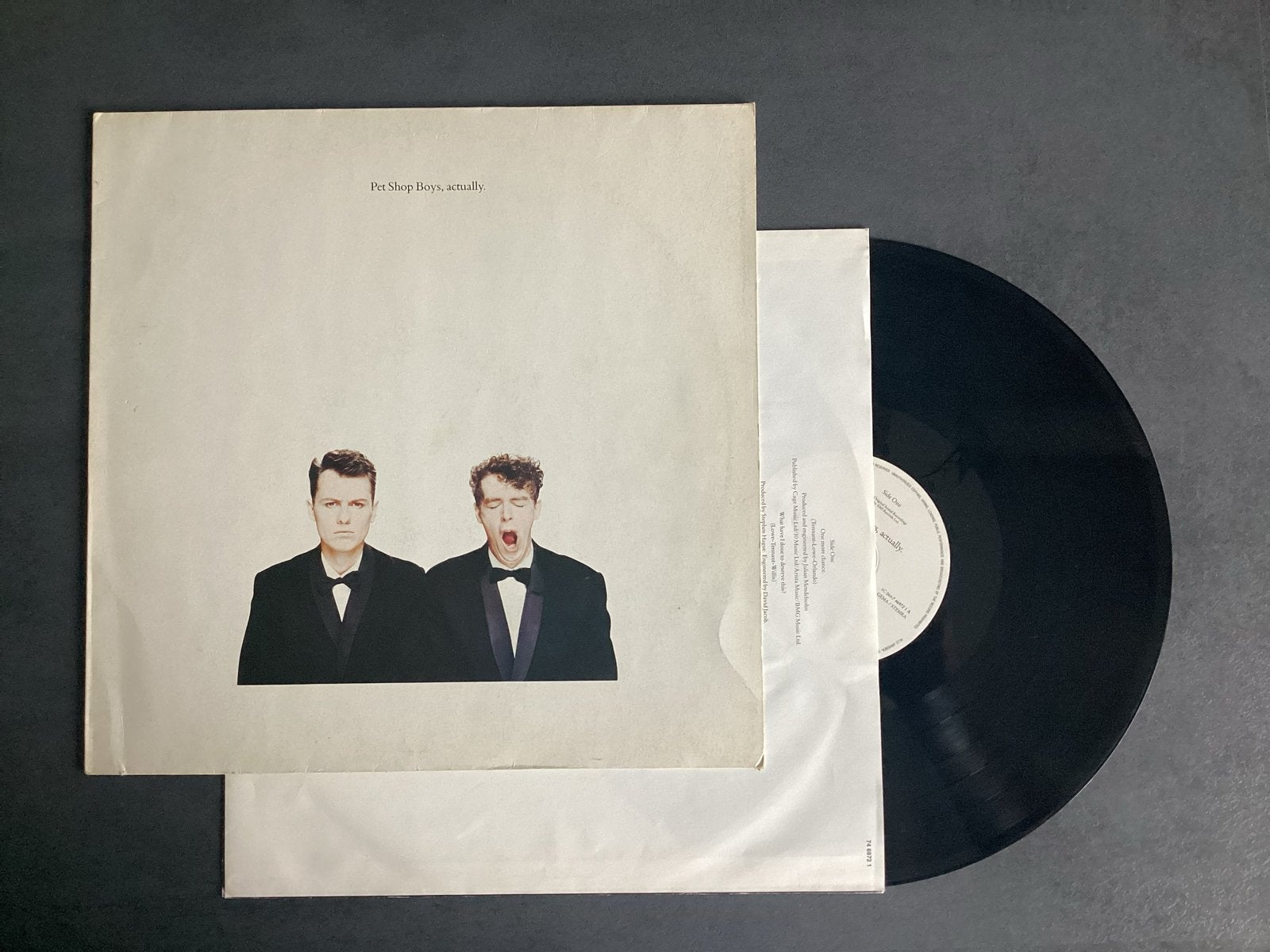 Pet Shop Boys - Actually (LP), Ophalen of Verzenden, 12 inch