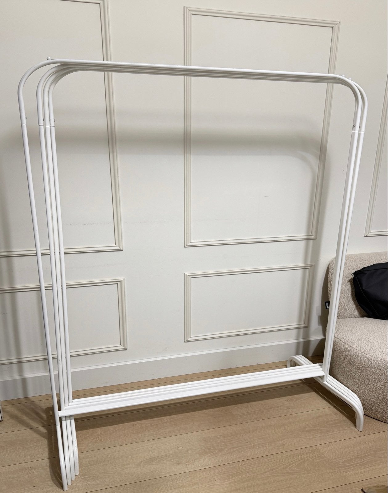 IKEA Wit kledingrek - ideaal voor slaapkamer of hal, Ophalen of Verzenden, Zo goed als nieuw, Metaal, Volwassenen