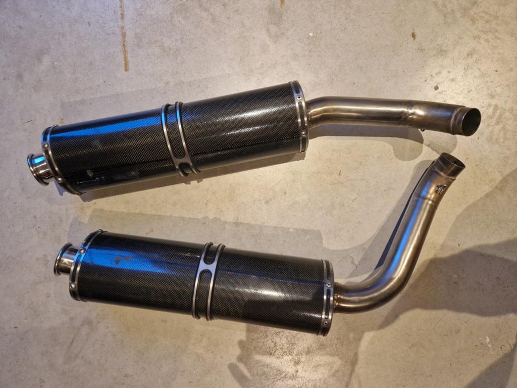 Carbon dempers Ducati 916 996 998 748, Ophalen, Gebruikt