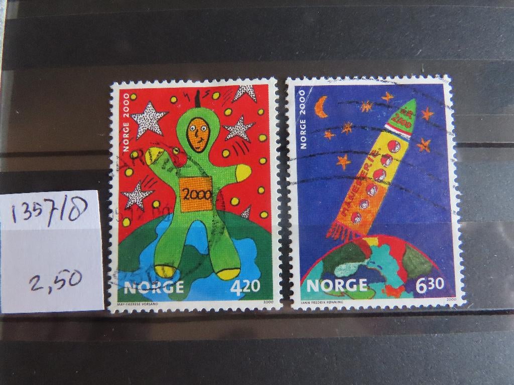 Noorwegen 1357/8, Ophalen of Verzenden, Noorwegen, Gestempeld