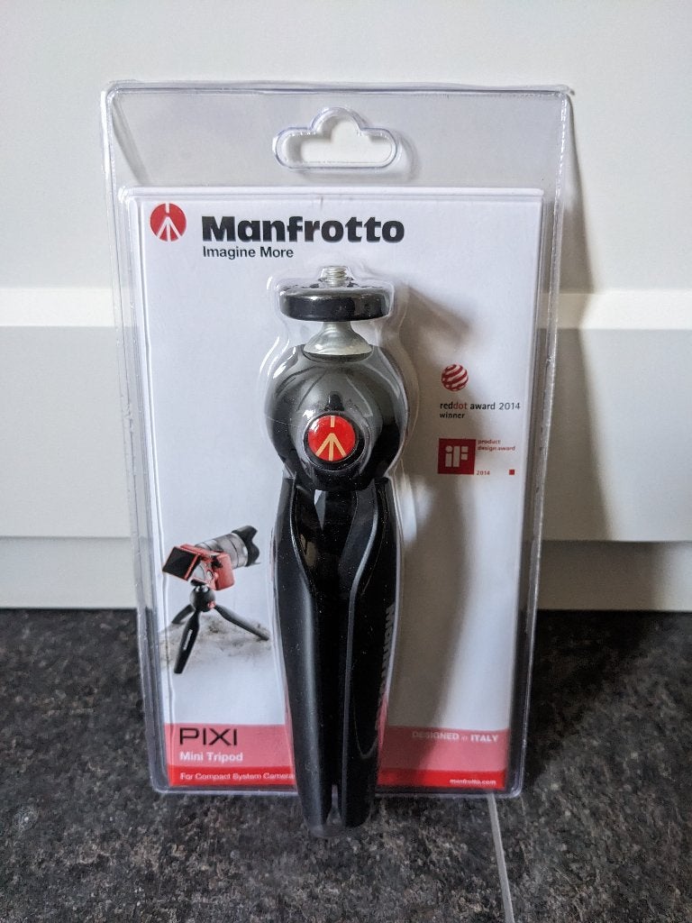 Nieuwe ManFrotto statief, Audio, Tv en Foto, Fotografie | Statieven en Balhoofden, Nieuw, Minder dan 150 cm, Met balhoofd, Ophalen of Verzenden