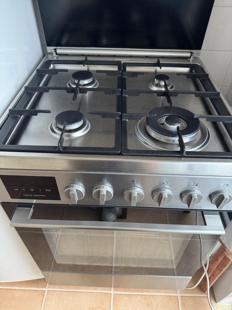 Tekoop aangeboden Pelgrim gasfornuis met oven, Ophalen, 4 kookzones, Zo goed als nieuw, Gas
