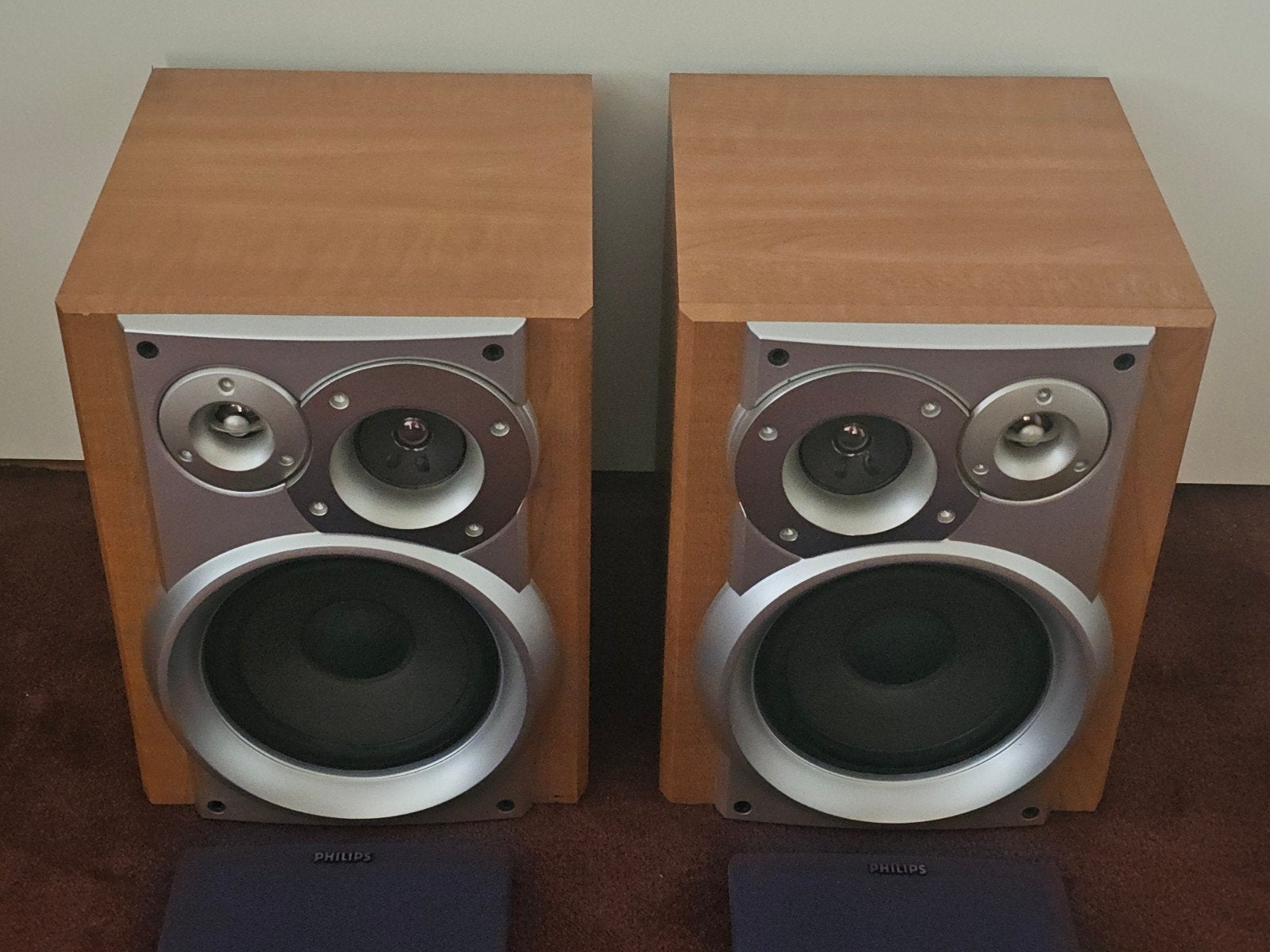 Philips boxen 3-weg systeem 60-80watt i.z.g.st., Philips, Ophalen of Verzenden, Zo goed als nieuw, 60 tot 120 watt