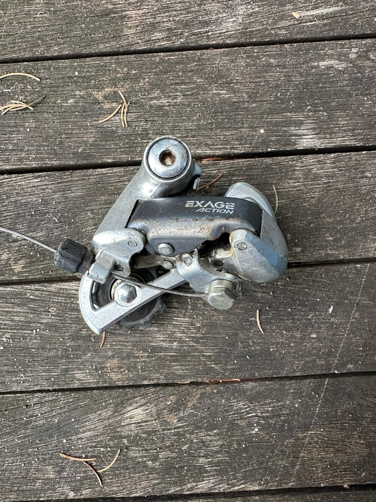 Shimano Exage Action Voor- en Achter Deraillieur, Ophalen of Verzenden, Zo goed als nieuw