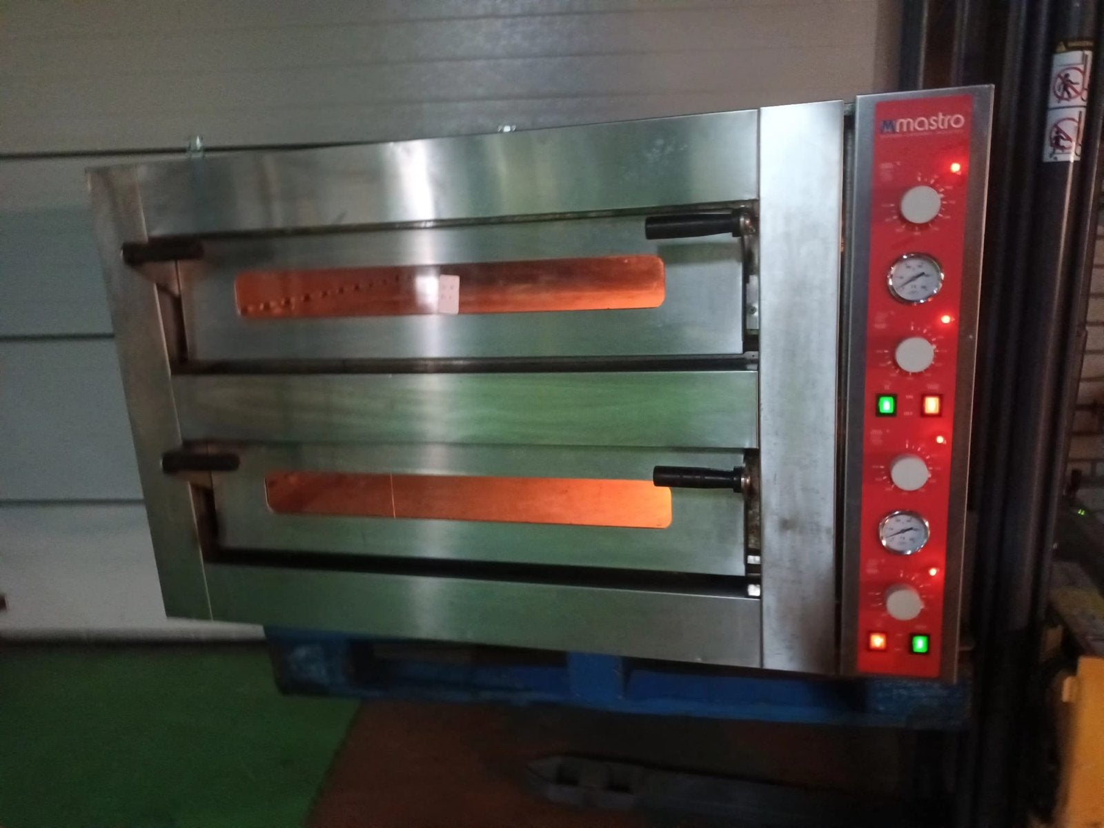 Mastro Pizzaoven MR18/30X-C cuppone 18 pizzas oven horeca, Ophalen of Verzenden, Gebruikt, Ovens, Magnetrons en Steamers