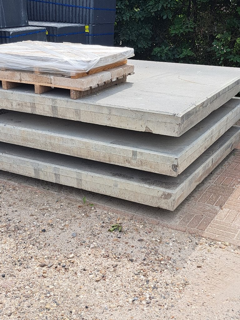 Betonplaat 200x200x16 industrieplaat, Ophalen, Overige typen, Zo goed als nieuw, 10 m² of meer