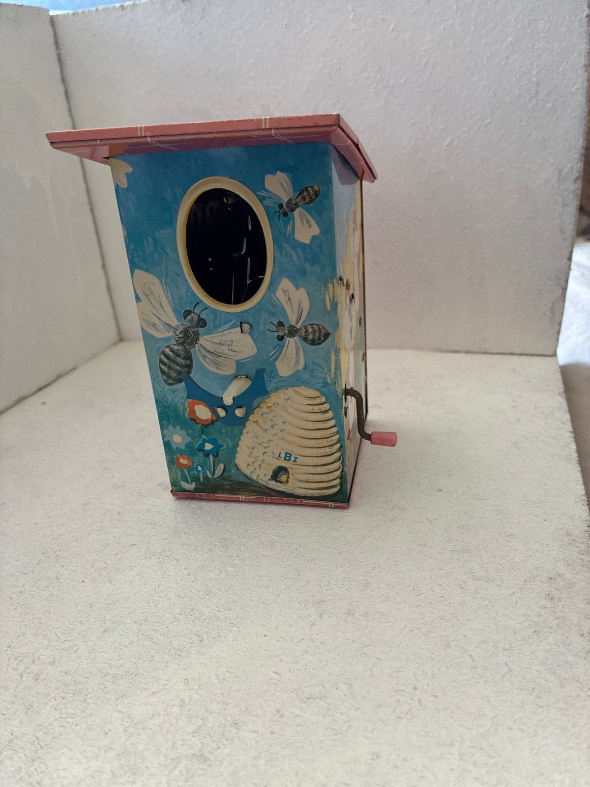 Vintage Muziekdoosje met Bijen en Eekhoorns, Ophalen of Verzenden