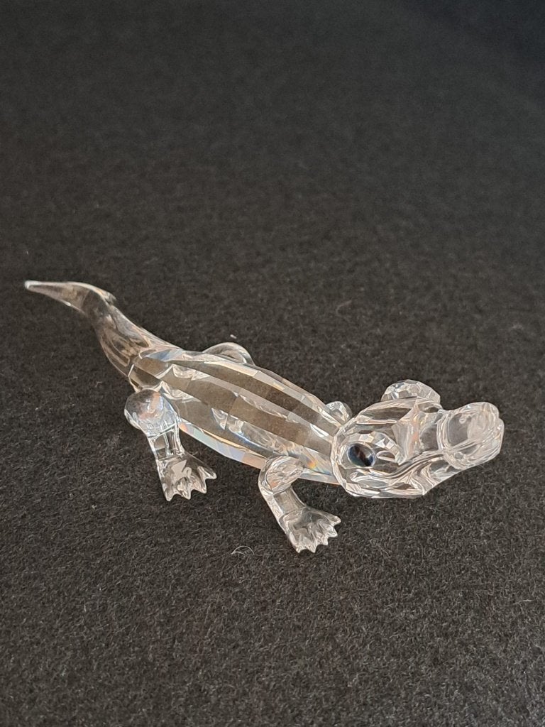 Swarovski beeldje Alligator (African Wildlife), Ophalen of Verzenden, Zo goed als nieuw, Figuurtje