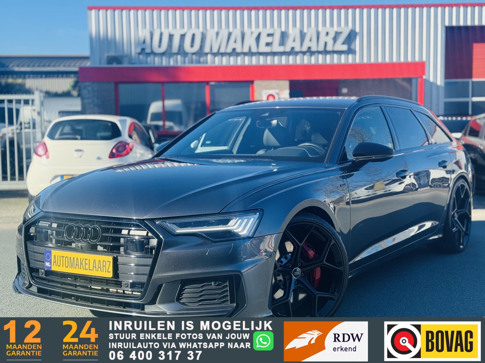 Audi A6 Avant 55 TFSI e quattro Competition 3x S-Line 100% T, Auto's, Audi, Automaat, 12 maanden, Gebruikt, Euro 6