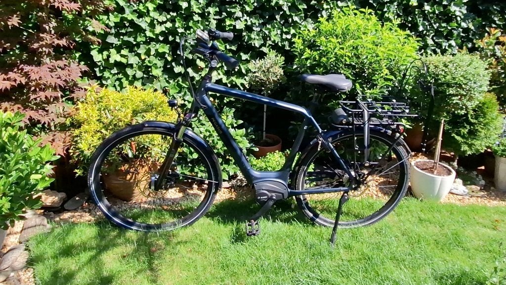 Pegasus Siena E7F fiets e-bike heren blauw zwart 60 jongens, 59 cm of meer, Ophalen, Gebruikt, Overige merken