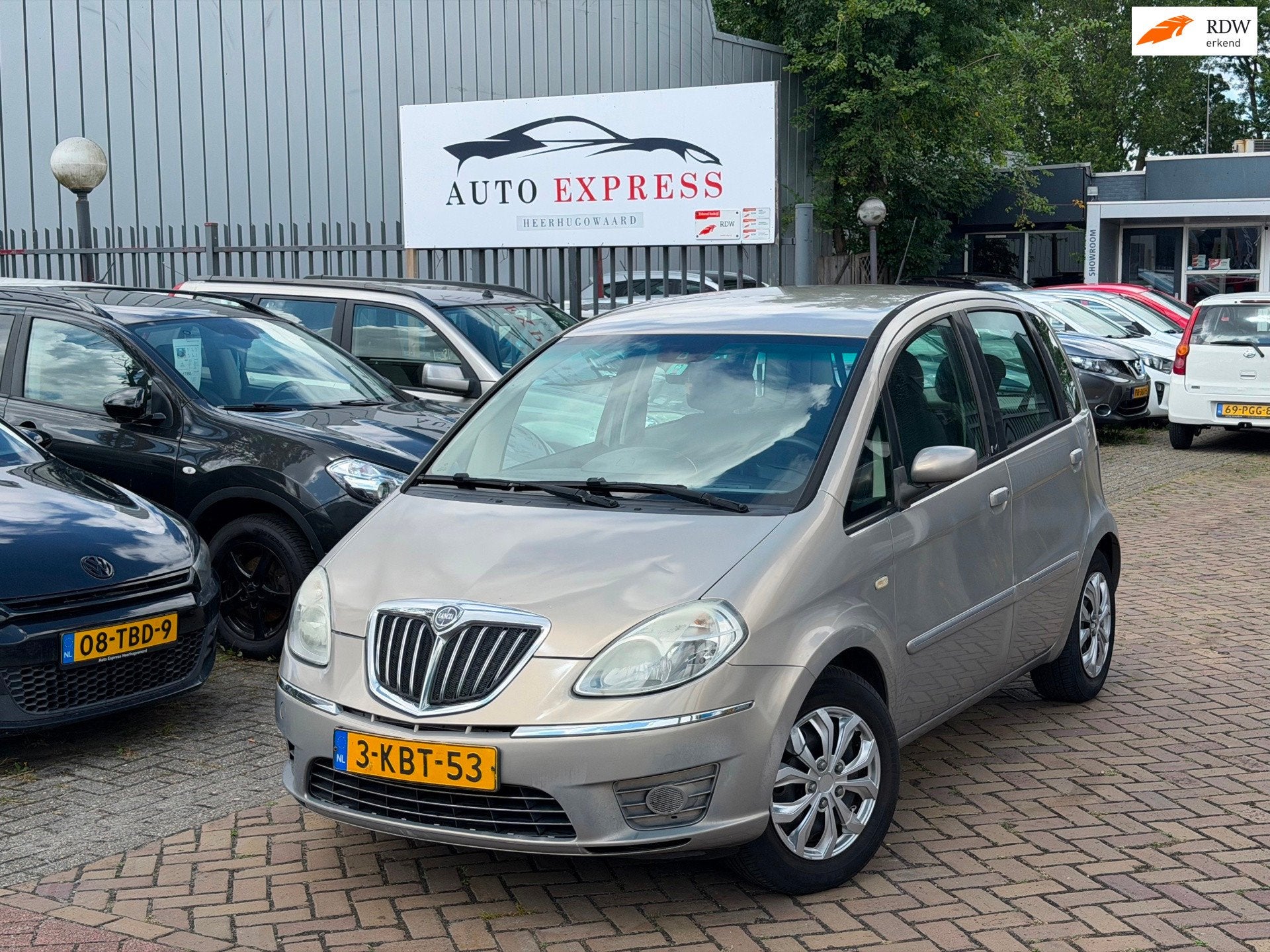 Lancia Musa 1.4 Argento/Airco/Elektrische Raam/Apk/2 sleutel, Auto's, Gebruikt, 4 cilinders, 400 kg, Bedrijf