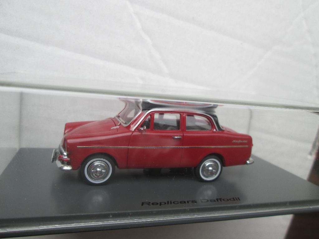 Replicars Kleinserie 1961 Daf Daffodil rot schwarz 1:43 OVP, Ophalen of Verzenden, Zo goed als nieuw, Auto, Overige merken