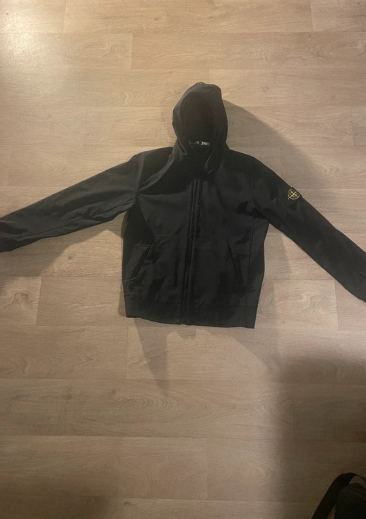 Stone island jas M, Ophalen of Verzenden, Zo goed als nieuw, Maat 48/50 (M), Zwart