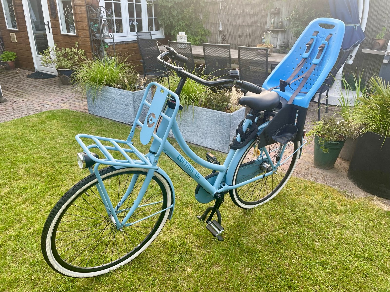 Cortina U4 Transportfiets met of zonder Yepp kinderzitje, Fietsen en Brommers, Fietsen | Dames | Damesfietsen, Versnellingen, Zo goed als nieuw