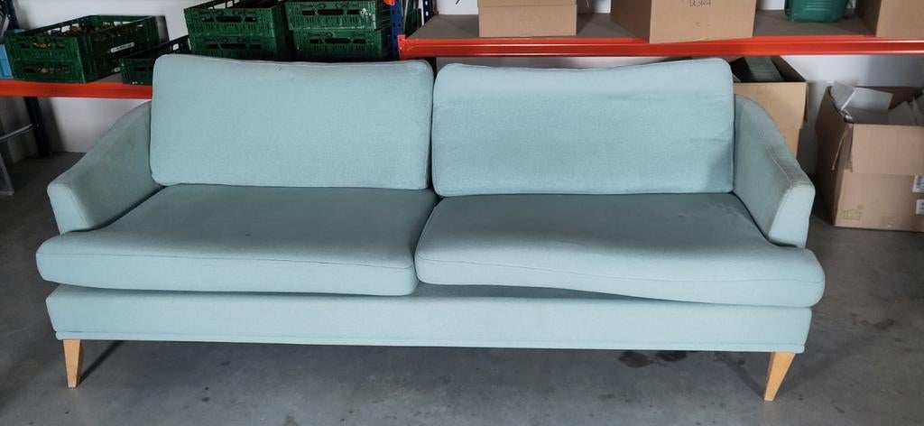 Blauwe bank, Ophalen, Gebruikt, Tweepersoons, 75 tot 100 cm