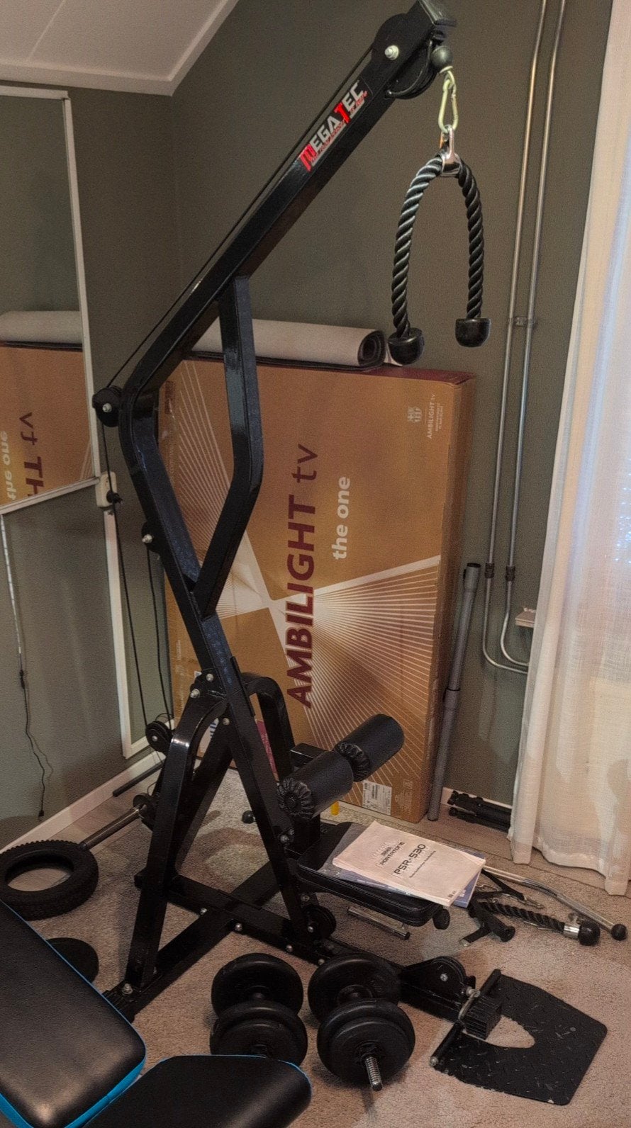 fitness toestel triceps/bicep, Sport en Fitness, Ophalen of Verzenden, Gebruikt, Overige typen
