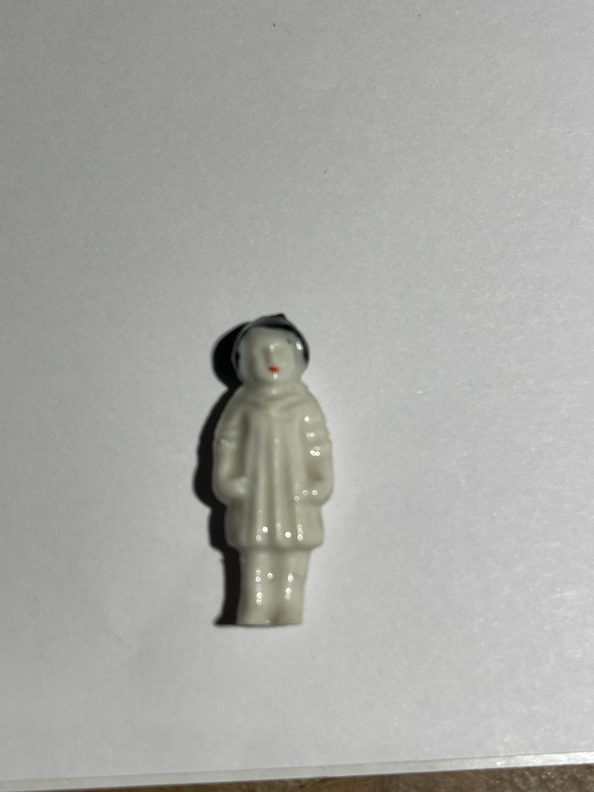Antiek Porseleinen Fève 'Frozen Charlotte' Popje - 19e Eeuw, Ophalen of Verzenden