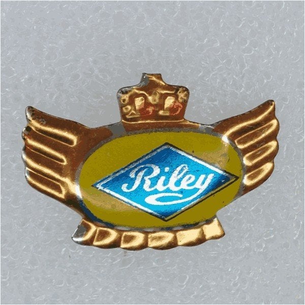 SP1341 Speldje Riley Motor-Car Great Britain, Ophalen of Verzenden, Gebruikt, Transport
